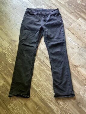 BKE Jeans Black Tyler Straight Leg Buckle Denim Men’s 36x36